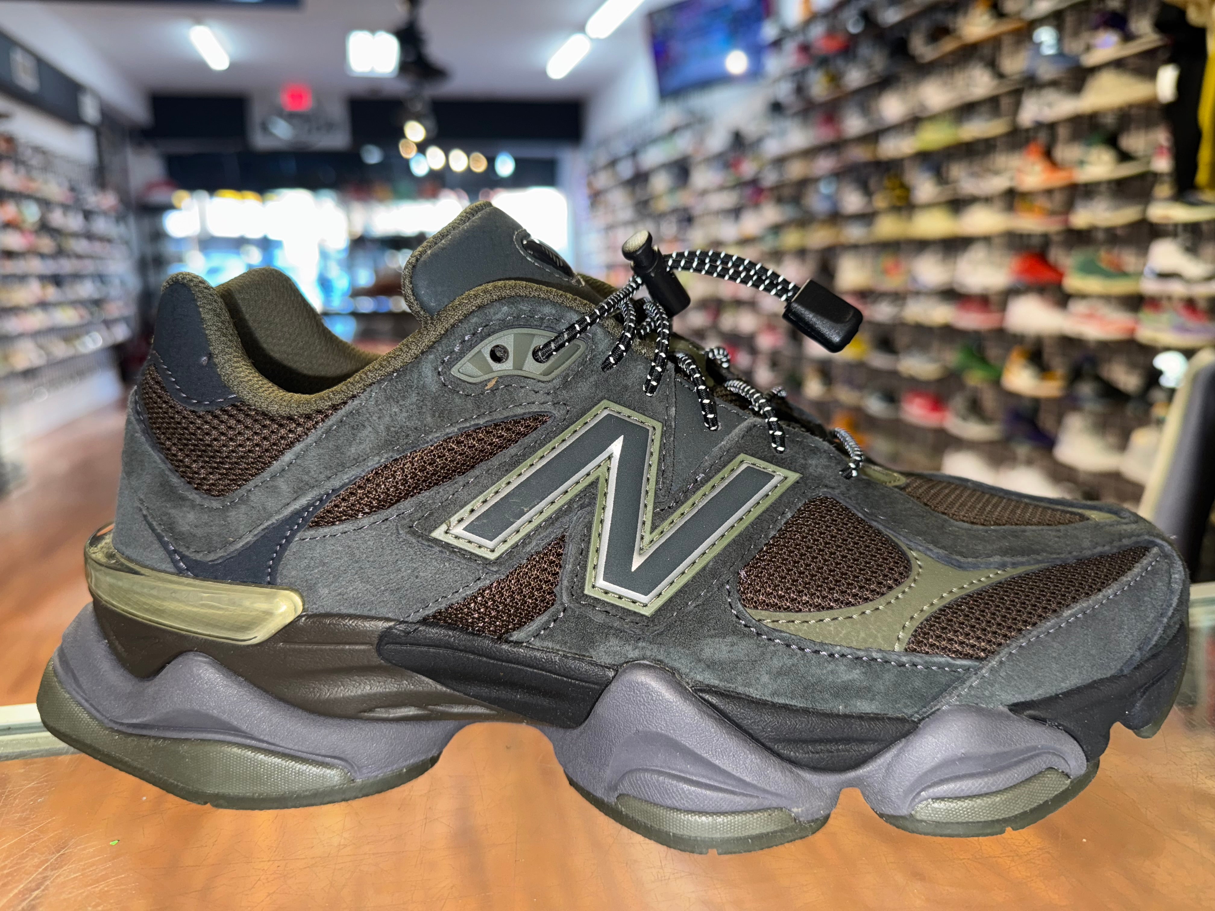 Size 8 New Balance 9060 “Dark Moss”