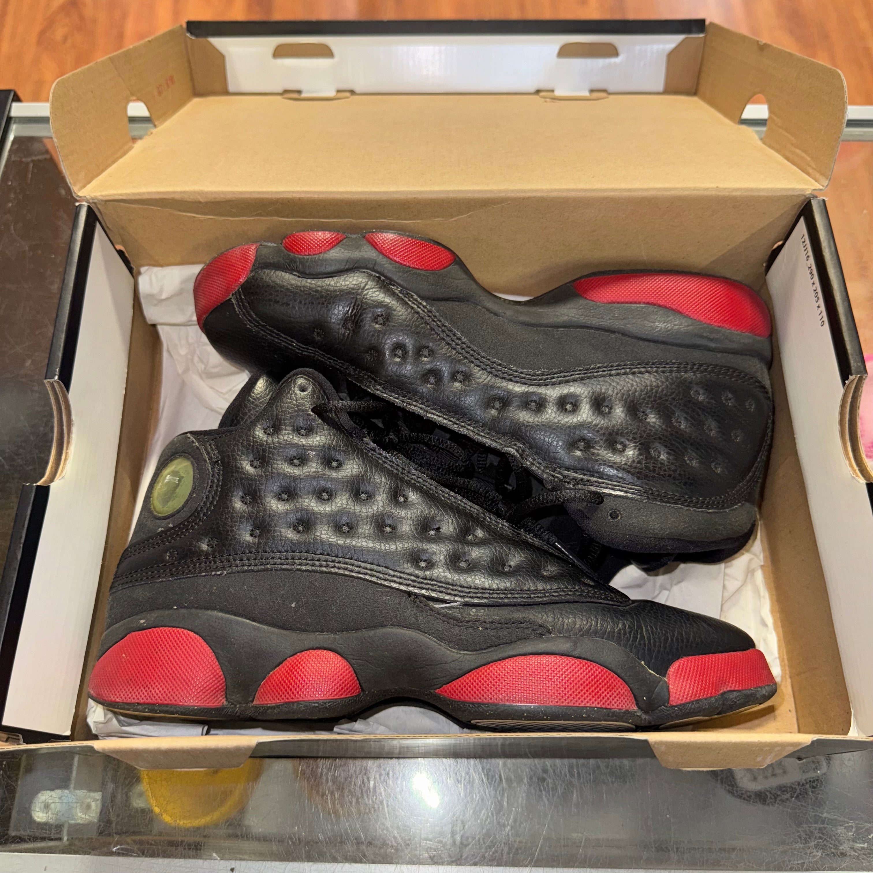 Size 5.5y Air Jordan 13 "Dirty Bred"