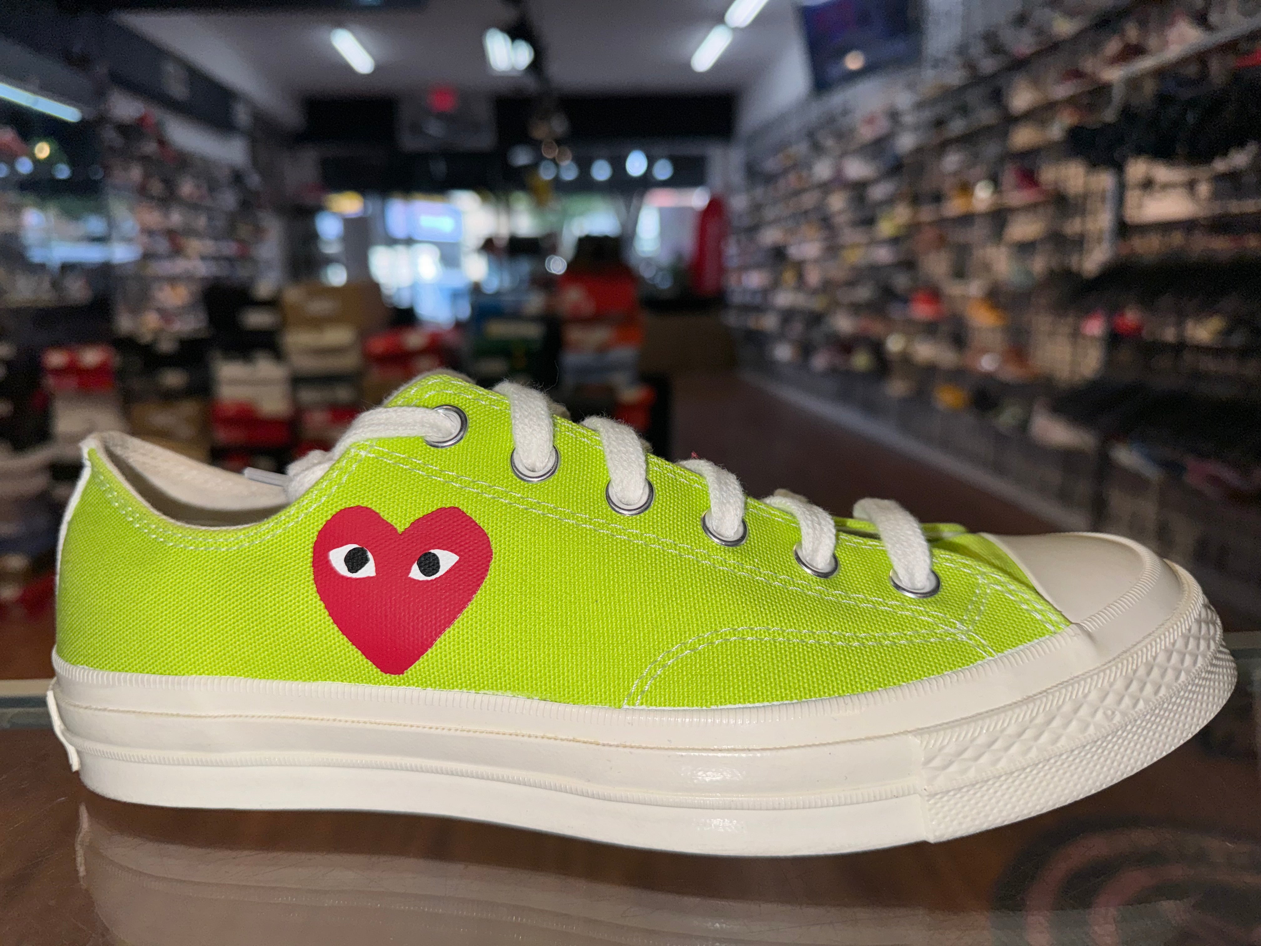 Size 8.5 CDG Converse All Star “Lime” Brand New