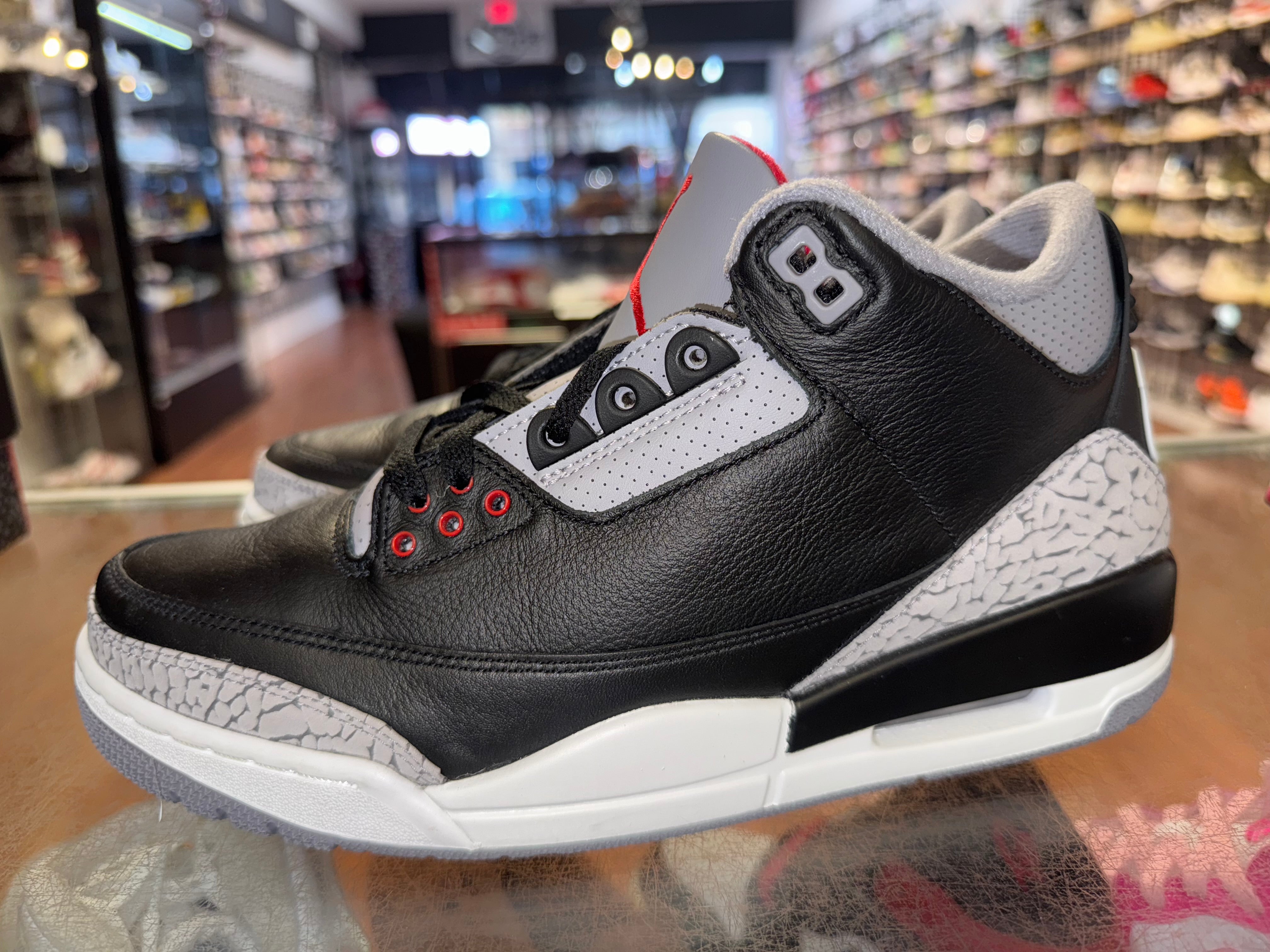 Size 9 Air Jordan 3 "Black Cement" 2024