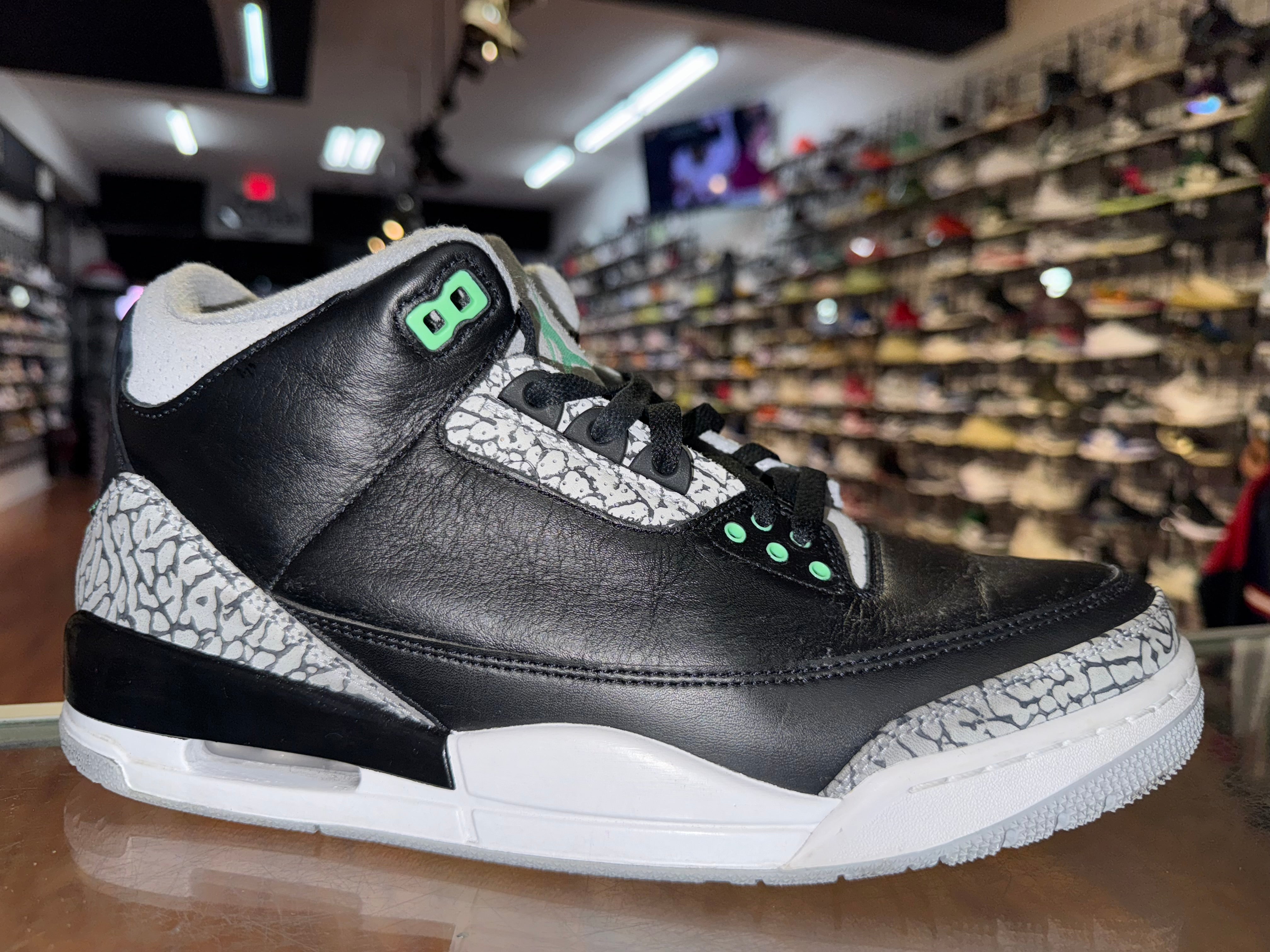 Size 11 Air Jordan 3 "Green Glow"