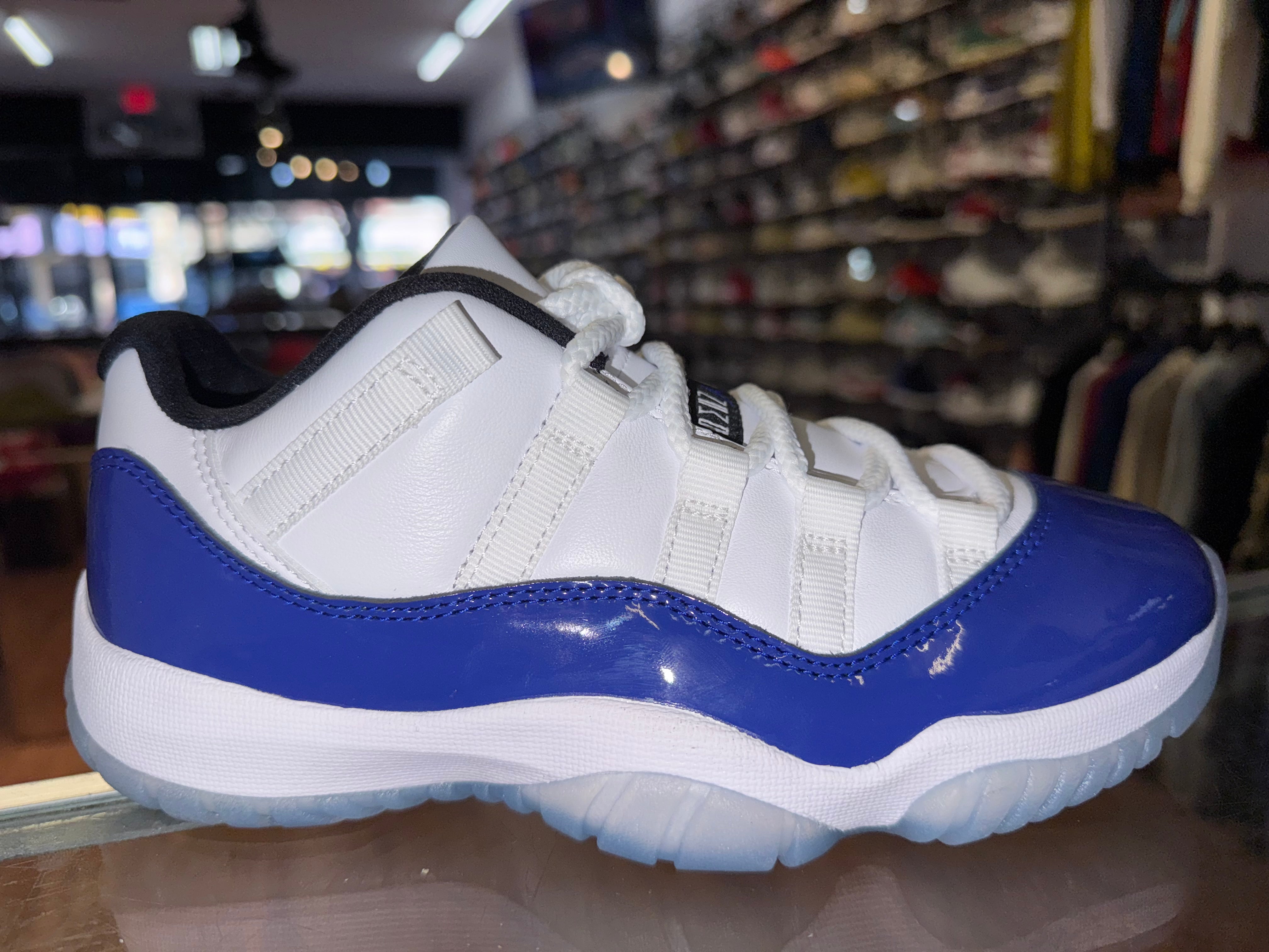 Size 4.5 (6W) Air Jordan 11 Low “White Concord” Brand New