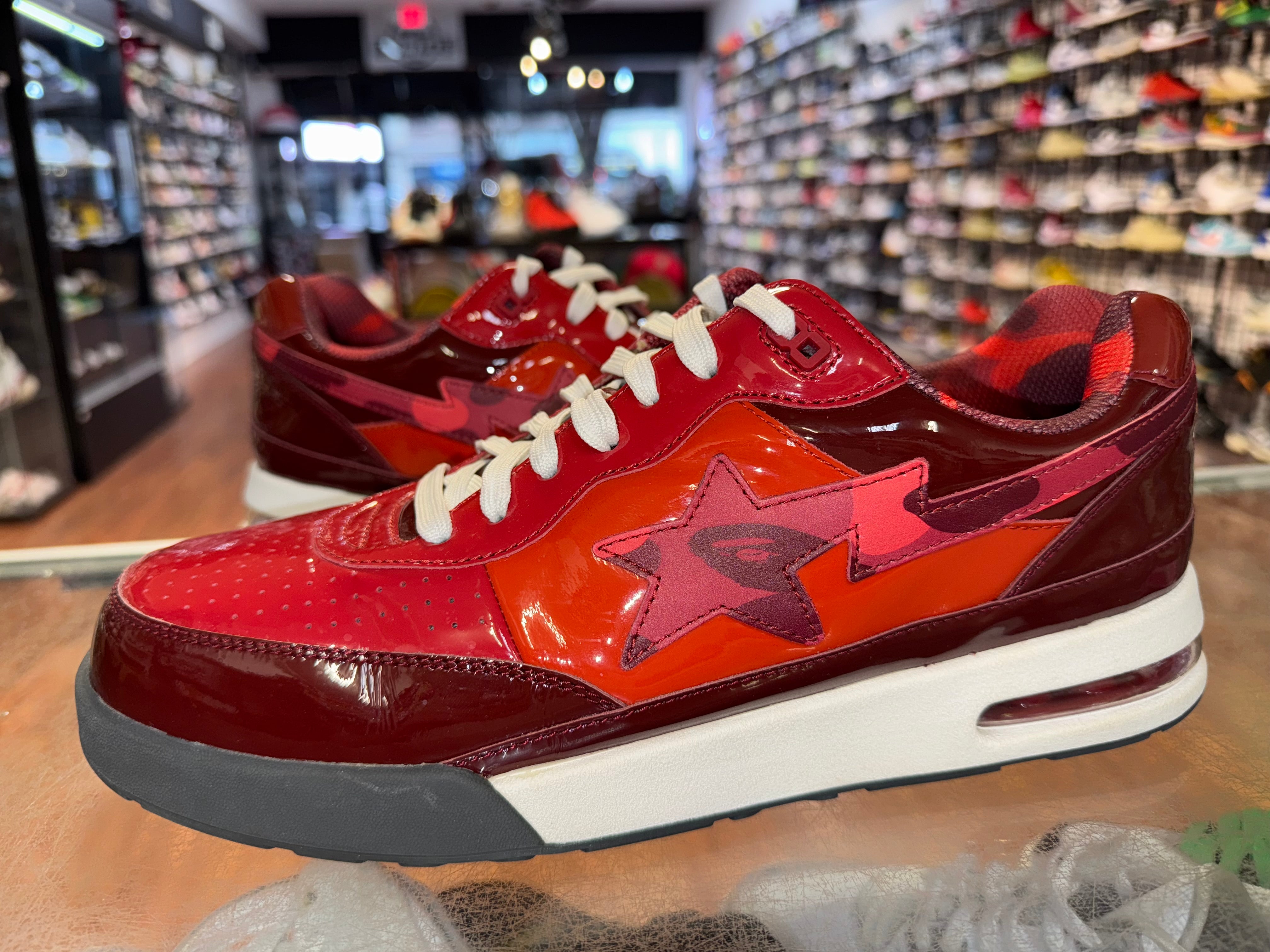 Size 12 A Bathing Ape Road Sta “Patent Red”