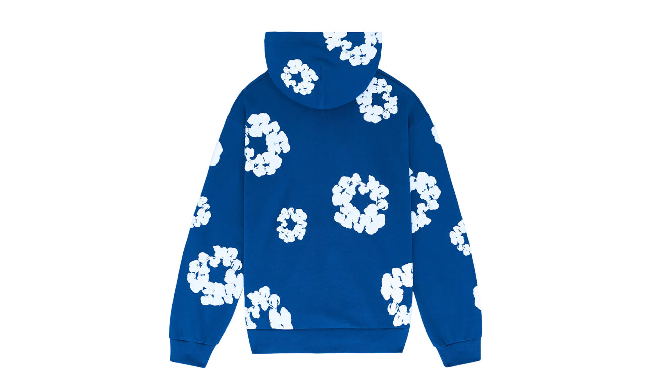 Size M Denim Tears Cotton Wreath Hoodie “Royal Blue”