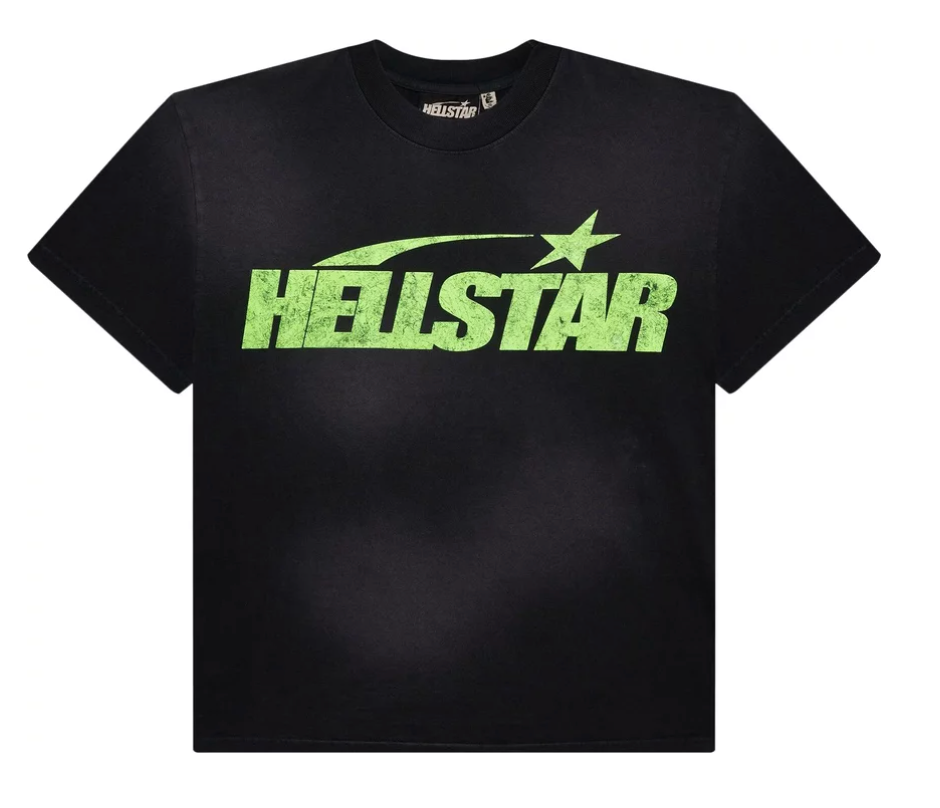 XL Hellstar Classic Logo T-Shirt "Green" Brand New