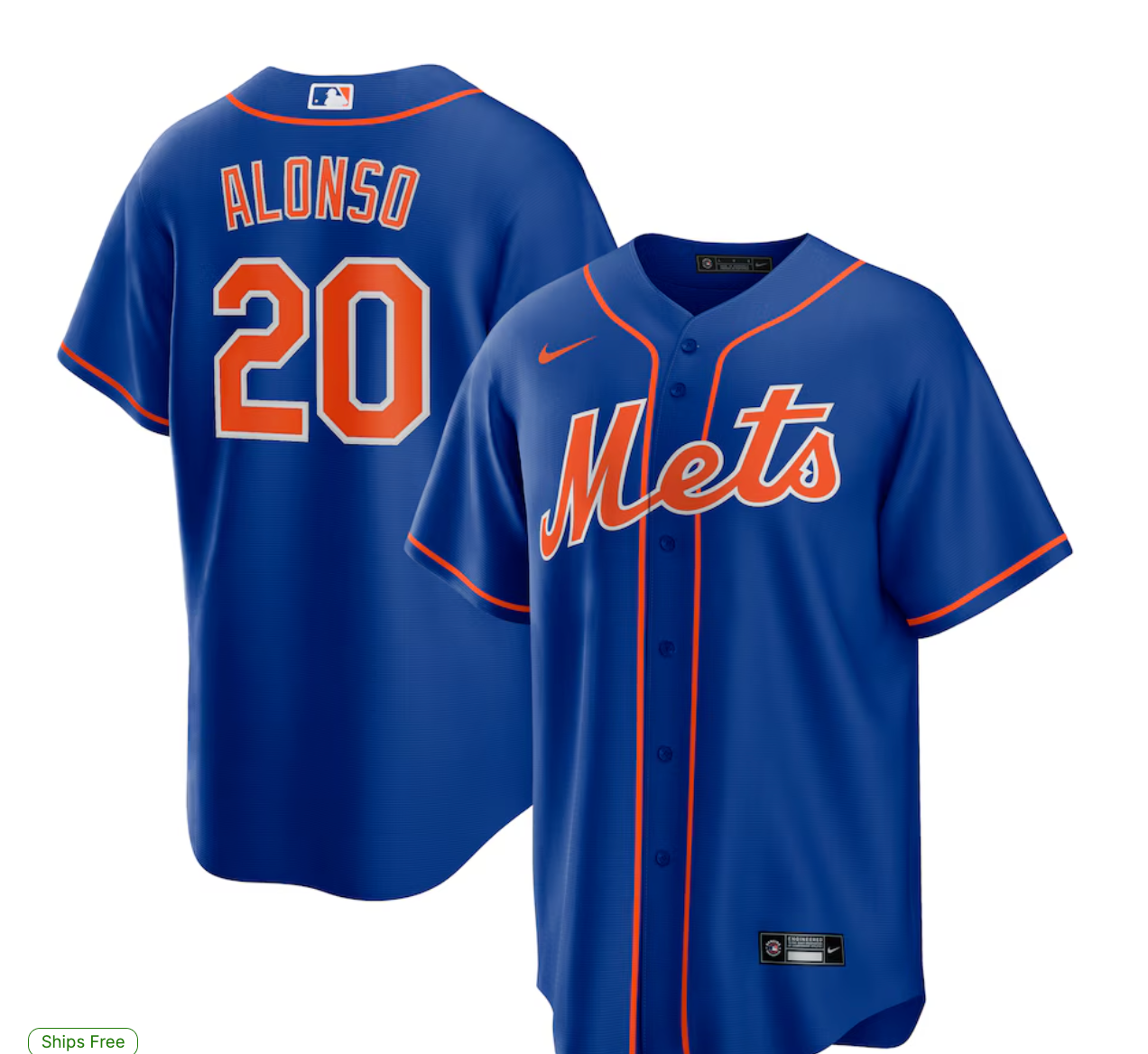 Large Nike New York Mets Pete Alonso Jersey "Royal" Brand New